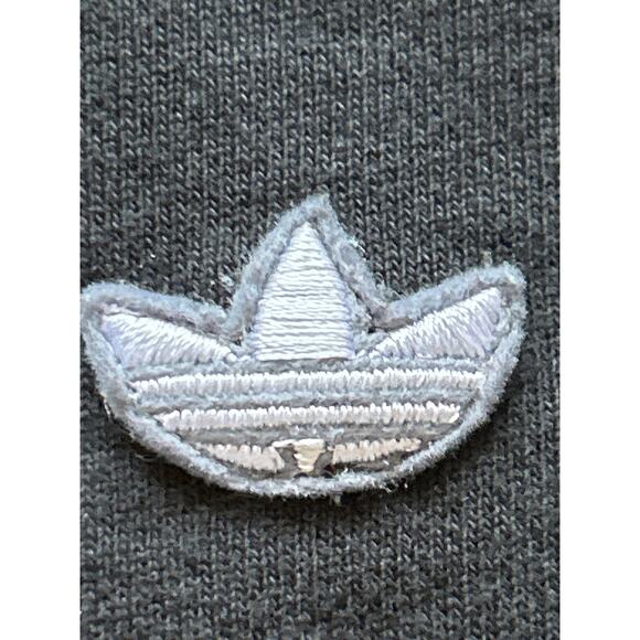 Adidas Adi Dassler Black Zip Up Hoodie with Yellow Emblem Zipper Pull - Picture 3 of 9